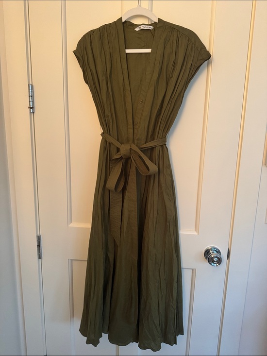 Zara Dresses & Skirts - Zara Olive Green Dress